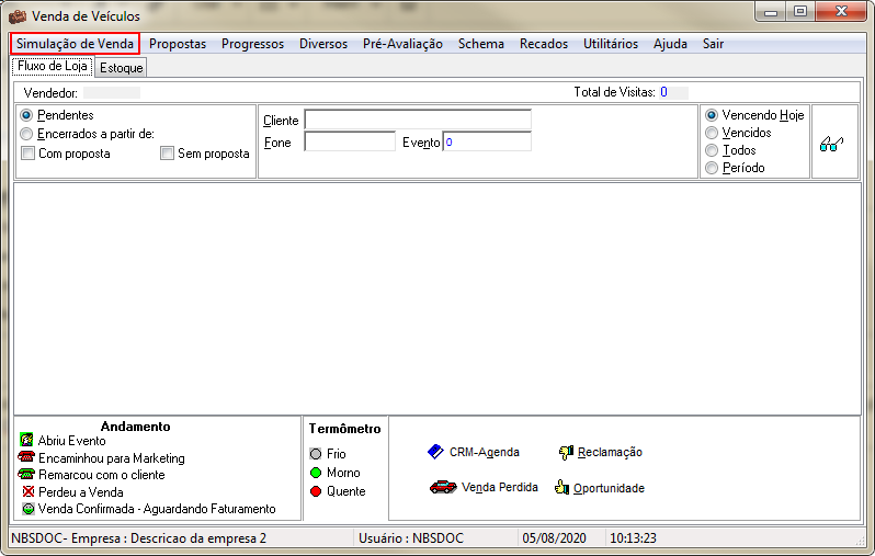 Modulo VendVeic - Tela Menu Principal - Simulacao de Venda.png