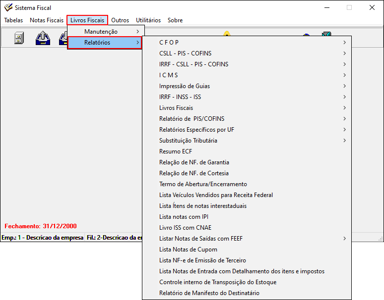 NBSFiscal - Livros Fiscais - Relatorios.png