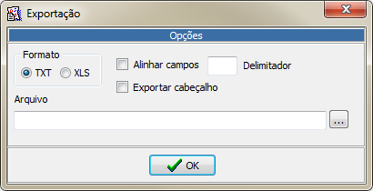 Compras - Estoquista - Tabela de Locacoes x Itens - Form Locacoes x Codigos - Menu Flutuante - Exportar - Form Exportacao.png