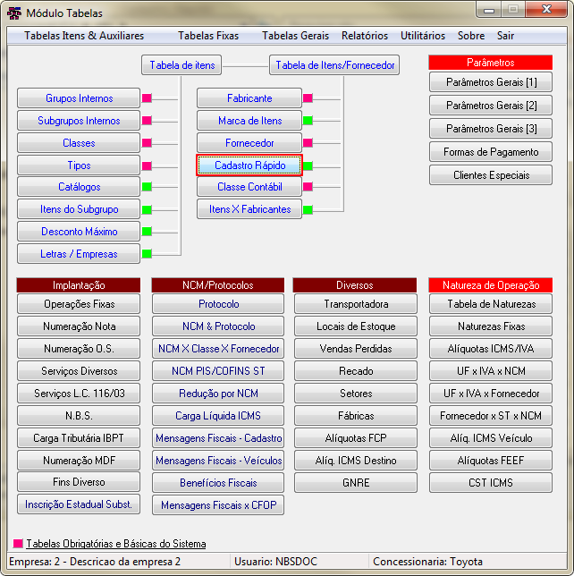 Tabelas - Menu Principal - Botao Cadastro Rapido.png