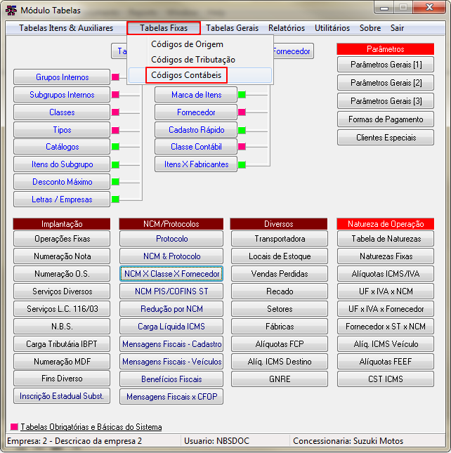 Modulo Tabelas - Tabelas Fixas - Codigos Contabeis.png