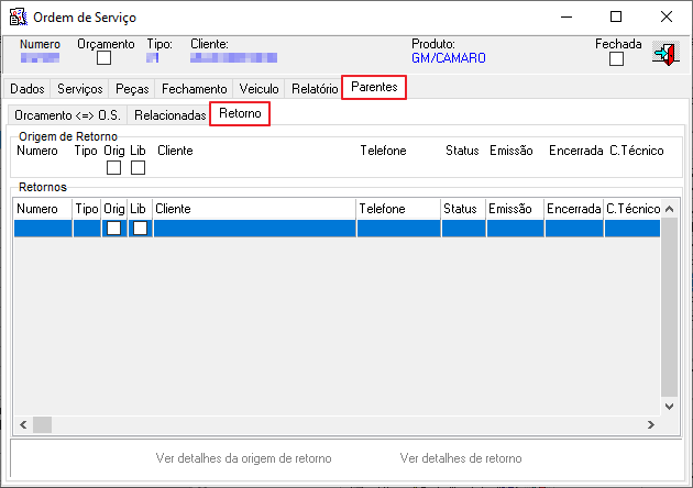 Pedidos - Vendas - Pendentes-Oficina - Form Vendas Pendentes - Botao Detalhes do documento relacionado - Aba Parentes - Sub Aba Retorno.png