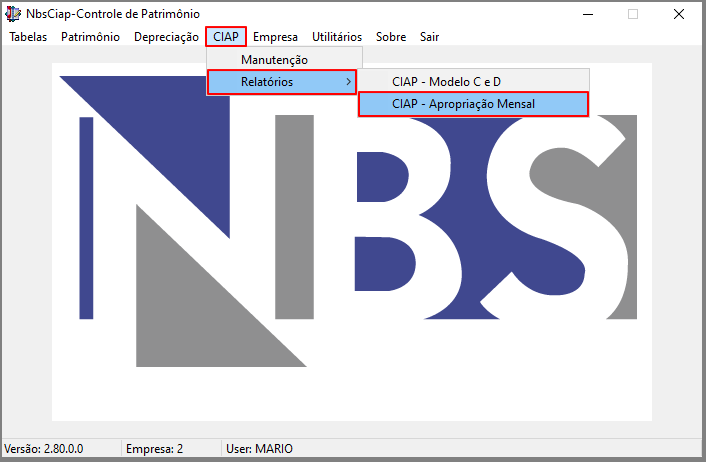 NBS Ciap - Ciap - Relatórios - Ciap Apropriação Mensal.png