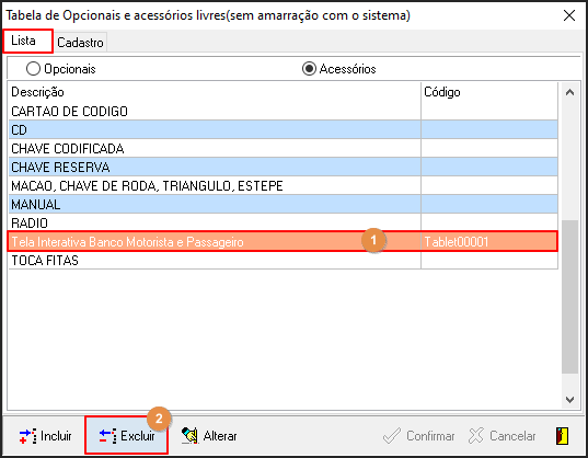 Avalia - Tabelas de Suporte - Opcionais e Acessórios - Form Tabela de Opcionais - Aba Lista - Botão Excluir.png