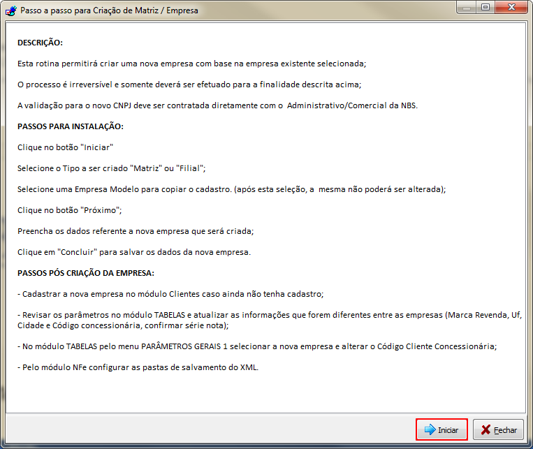 NBS User - Utilitarios - Criar Empresa-Matriz - Tela Informativa.png