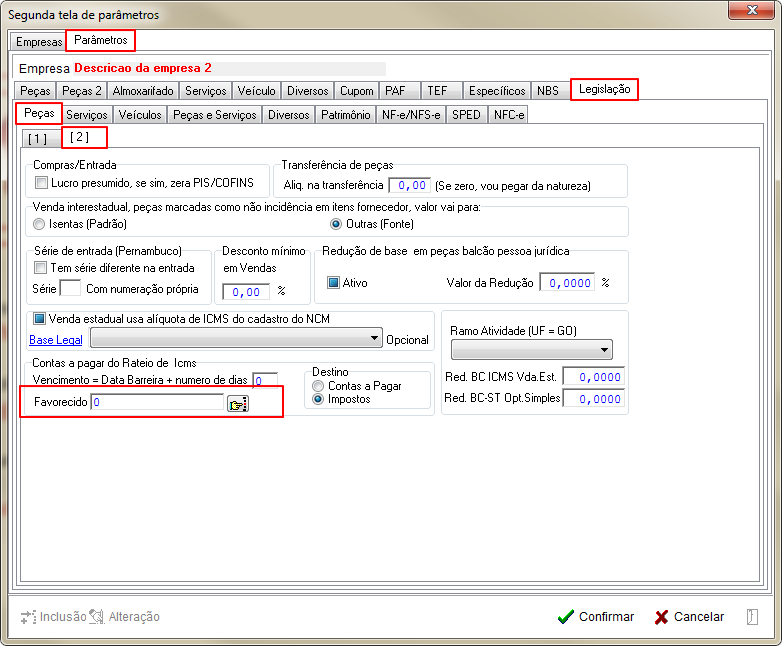 Tabelas - Parametros Gerais 2 - Legislacao - Pecas - Aba 2 Parametro Favorecido.png