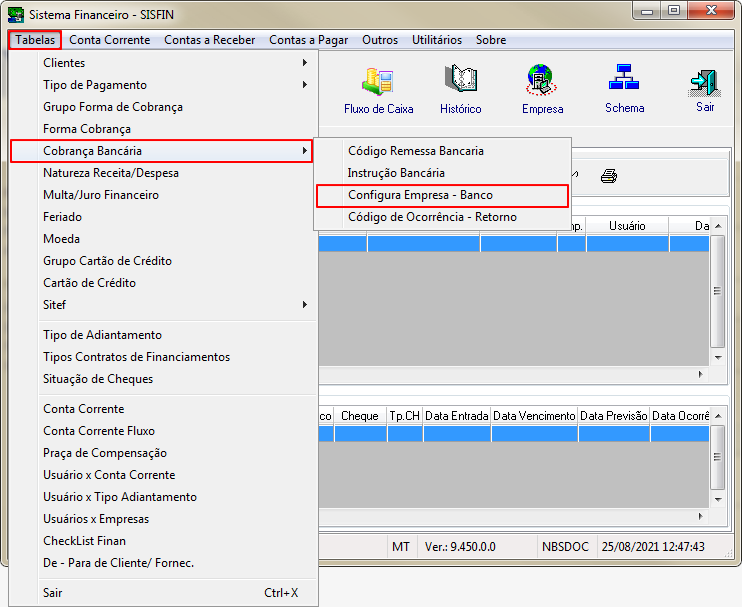 Sisfin - Tabelas - Cobranca Bancaria - Configuracao Empresa Banco.png