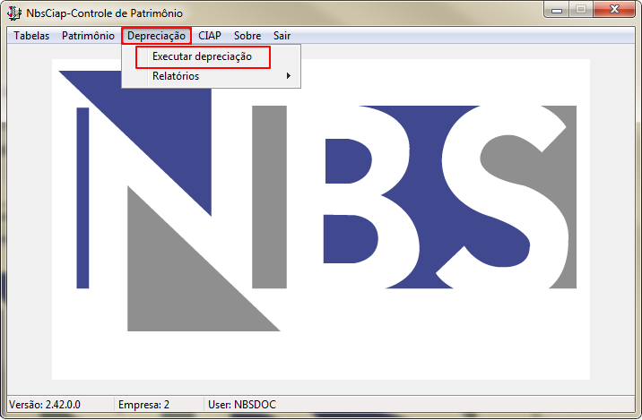 NBSCIAP - Depreciacao - Executar Depreciacao.png
