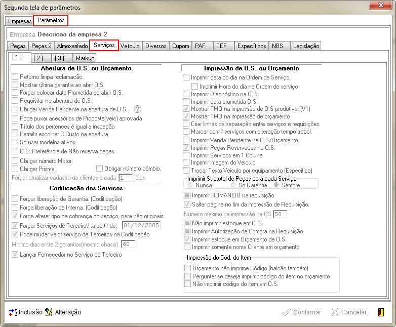 Tabelas - Parametros Gerais 2 - Parametros - Servicos.png