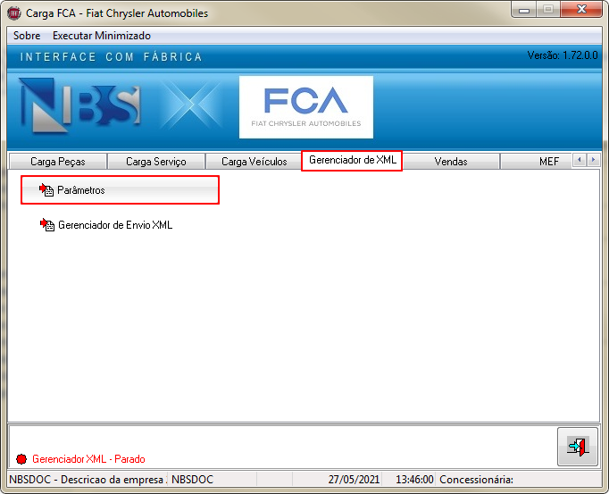 CargaFCA - Aba Gerenciador de XML - Parametro.png