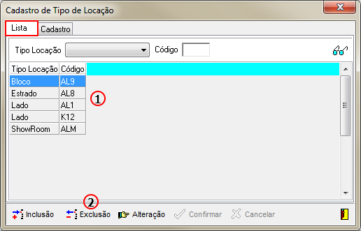 Almoxarifado - Guia Estoquista - Tabela de Tipo de Locacao - Form Cadastro de Tipo de Locacao - Botao Excluir - Guia Lista.png