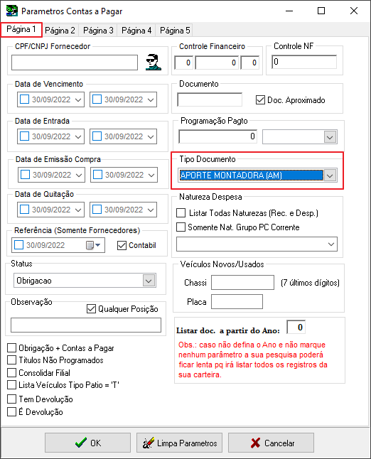 Sisfin - Contas a Pagar - Carteira Contas a Pagar - Botao Parametros para Pesquisa.png