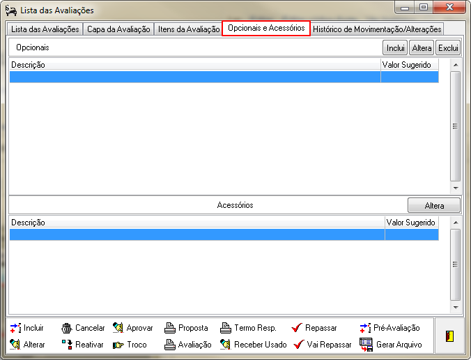Avalia - Botao Lista das Avaliacoes - Form Lista das Avaliacoes - Aba Opcionais e Acessorios.png