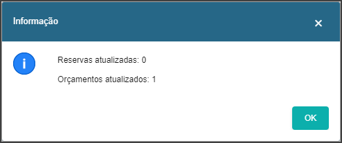 CRM Parts - Utilitários - Agrupar Vendedor Cruzamento Empresa - Filtros - Aba Orçamento - Tela Informativo.png