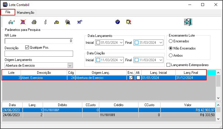 Contab - Tabelas - Lote Contábil - Form Lote Contábil - Aba Fila.png
