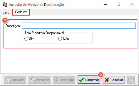 Interface - inclusão de Motivos de Desliberação.png