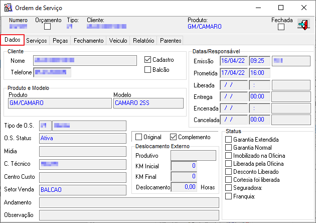 Pedidos - Vendas - Pendentes-Oficina - Form Vendas Pendentes - Botao Detalhes do documento relacionado - Aba Dados.png