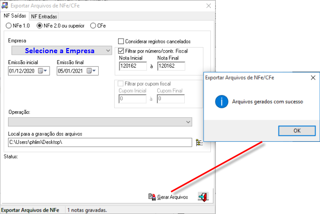 NBSShortcut - Exportar NFe.png