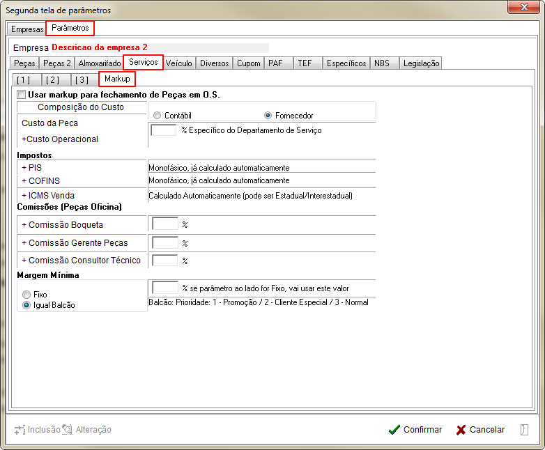 Tabelas - Parametros Gerais 2 - Servicos - Markup.png