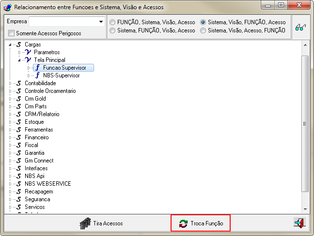 NBS User - Gerenciamento - Form Relacionamento entre Funcoes e Sistema, Visao e Acessos - Botao Troca Funcao.png