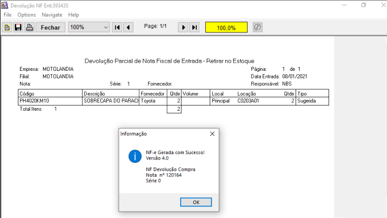 NBSShortcut - Nota Fiscal - Dev-Estorno - Devolucao(entrada) - Confirma devolucao - Confirmacao Devolucao.png