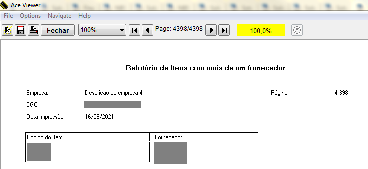Almoxarifado - Estoquista - Itens com mais de um Fornecedor no Cadastro - Form Itens com mais de um Fornecedor - Form Impressao - Relatorio.png