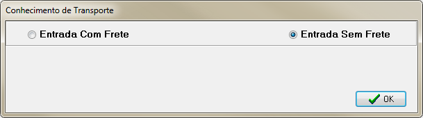 Compras - Botao Incluir - Compra - Form Conhecimento de Transporte - Botao Entrada Sem Frete.png