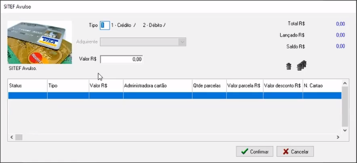 Caixa Operacional - Tela Menu Principal - Botao TEF - Form TEF Avulso - Form Sitef Avulso.png