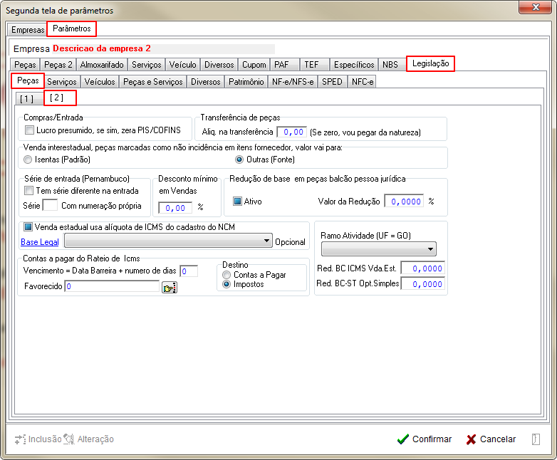 Tabelas - Parametros Gerais 2 - Legislacao - Pecas - Aba 2.png