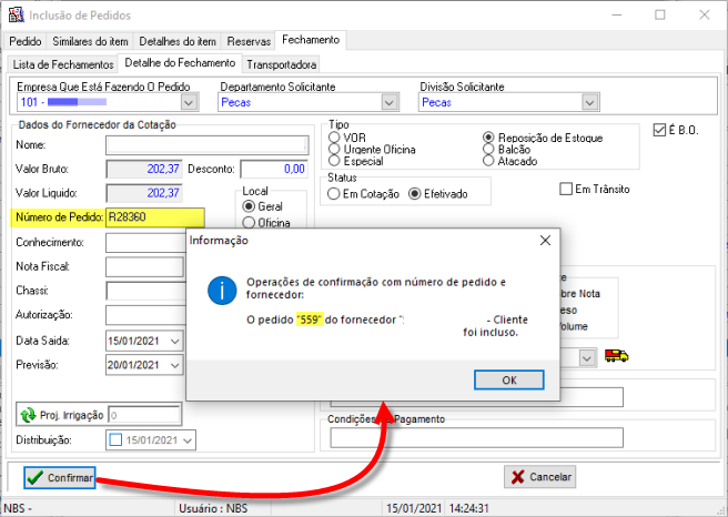 NBSShortcut - Inclusao de Pedidos - Informacao.png