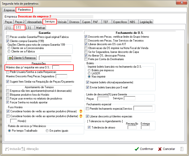 Tabelas - Parametros Gerais 2 - Servicos - Aba 2 - Parametro Maximo dias p- requisitar em uma OS.png