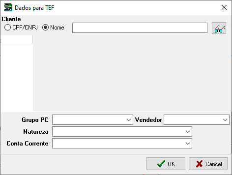 Sisfin - Botao Tesouraria - Formulario Tesouraria - Aba Extrato - Botao TEF - Form TEF Avulso - Form Dados para TEF.png