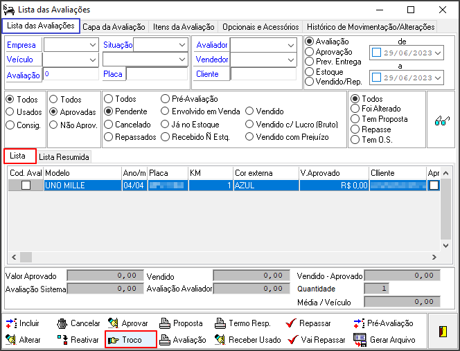 Avalia - Controles - Lista das Avaliações - Botão Troco.png