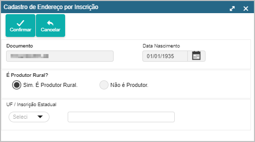 CRM Parts - Botão Novo Lead - Botão Alterar - Botão Endereço por Inscrição Form Cadastro de Clientes - Botão incluir - Form Cadastro de End por Inscrição.png