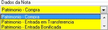 Modulo Compras - Botao Incluir - Opcao Compras - Form Entrada de Nota Fiscal - Opcao- Dados da Nota.png