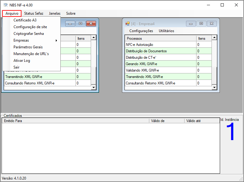 NFe -Tela Menu Principal - Arquivo.png