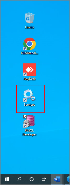 CRM Gold - Manual de Atualização - Tela Windows - Atalho Serviços.png