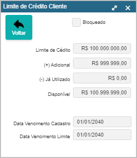 CRM Parts - Botão Novo Lead - Botão Alterar - Botão Financeiro - Form Limite de Crédito Cliente.png