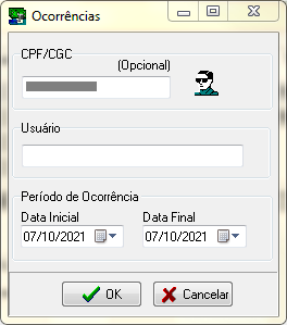 Sisfin - Botao Clientes - Form Pesquisa Cliente-Fornecedor - Botao Bloqueia-Desbloqueia-Limite de Credito - Form Limite de Credito - Botao Imprimir Ocorrencias do Cliente - Form Ocorrencias1.png