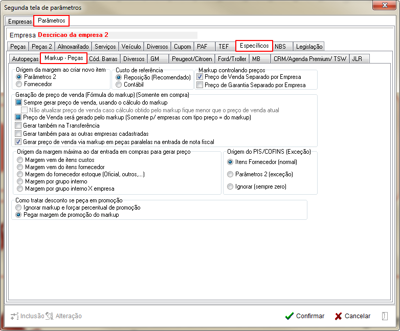 Tabelas - Parmetros Gerais 2 - Especificos - Markup-Pecas.png