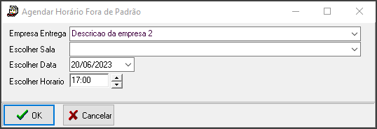 Entregas - Controles - Entregas - Form Lista das Entregas - Aba Lista das Entregas - Botão Agendar fora do horário - Form Agendar Horário fora de Padrão.png