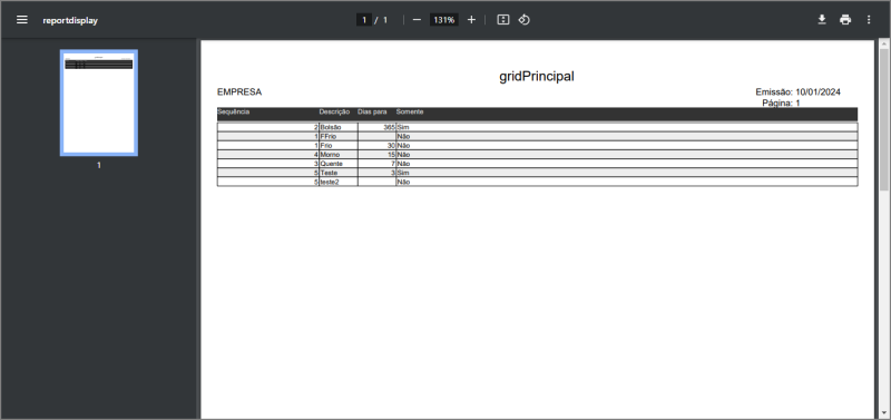 CRM Parts - Tabelas - Orçamento - Tabela de Pendências - Botão Mais Opções - Grid - Exportar PDF - Relatório PDF.png