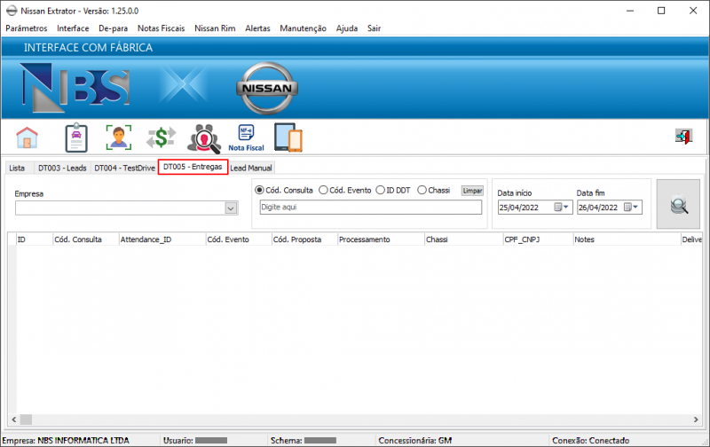 Nisssan Extrator - Botao Integracao DDT - Aba DDT005-Entregas.png