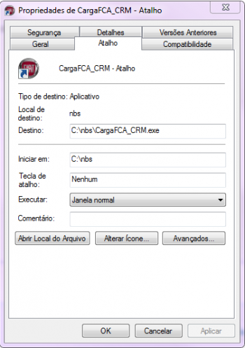 CargaFCA CRM - Tela Propriedades - Atalho.png