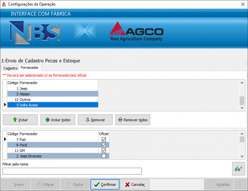 Extrator AGCO - Configuracao - Cruzamento Empresa x Operacao - Aba Fornecedor.png