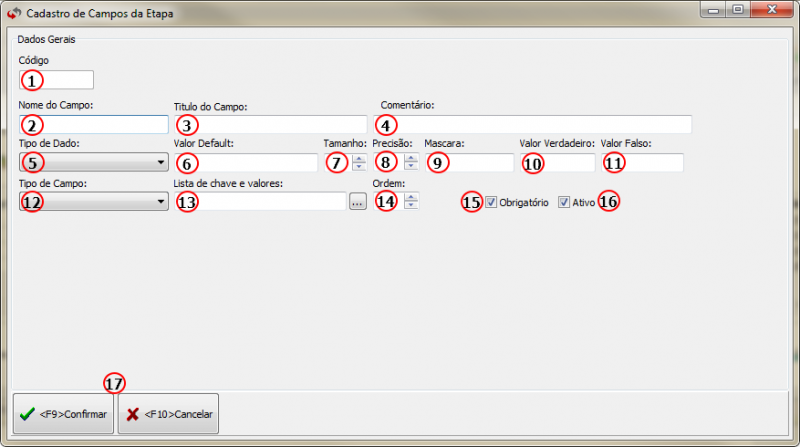 NBSRecap - Tela Menu Principal - Tabelas - Etapas - Cadastro Campo Etapa - Form Cadastro de Campo da Etapa - Dados Gerais.png