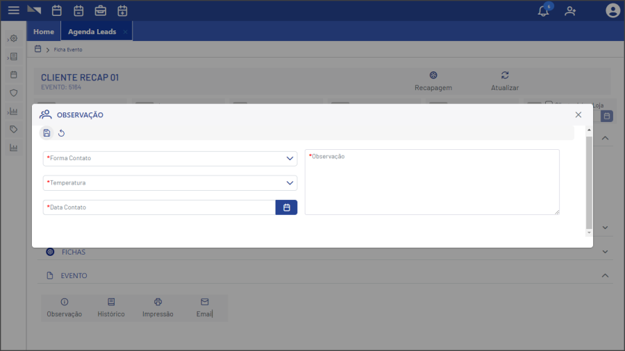NBS Recap Web - Agenda Lead – Evento - Botão Observação - Botão Incluir.png