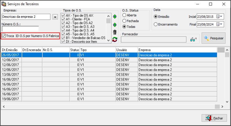 Release - NBS OS - Gerencia - Relatórios Gerais - Serviços de Terceiros - Serviços de Terceiros - Parâmetro Troca ID OS por Número de OS Fábrica.png