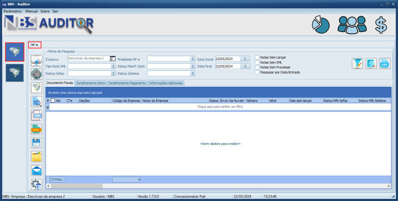 NBS Auditor - Tela Menu Principal - Botão NFe1.png