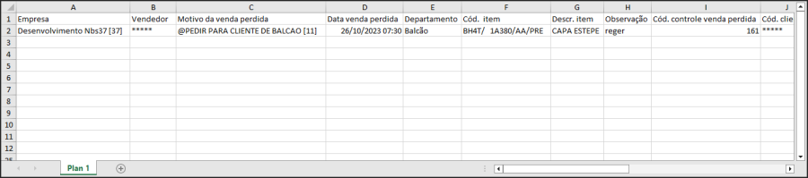 CRM Parts - Relatórios - Vendas Perdidas - Botão Exportar Excel - Relatório Excel.png